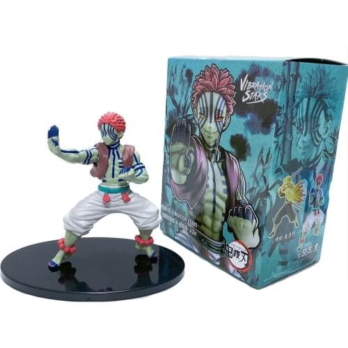 Anime Figma Action Figures Demon Slayer Akaza GK Pvc Model Toys Childrens Gifts