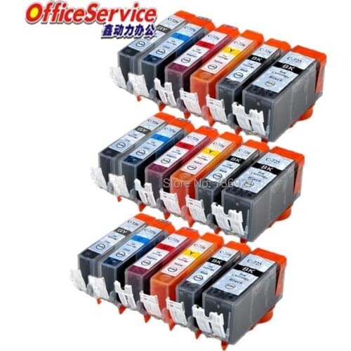 18X PGI725 CLI726 PGI-725 Compatible ink Cartridge For Canon MG6170 MG6270 MG8170 MG8270 inkjet printer