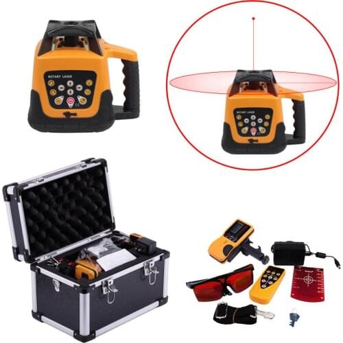500m Range Automatic Self-Leveling Rotary Rotating Red Beam Laser Level Kit