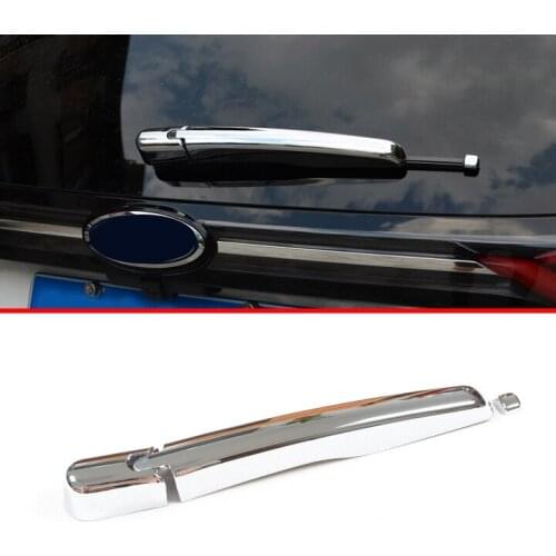 For Ford Edge 2016 2017 ABS Chrome Rear Window Wiper Arm Blade Cover Trim Overlay Nozzle Molding Garnish