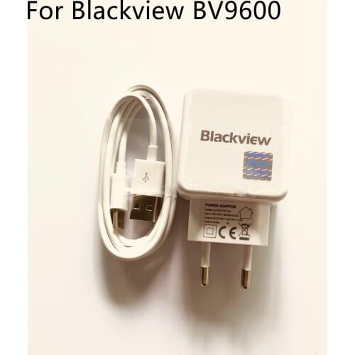 Blackview BV9600 Original New Travel Charger + Type-C Cable For Blackview BV9600 MTK6771T 6.2" 2248*1080 Smartphone