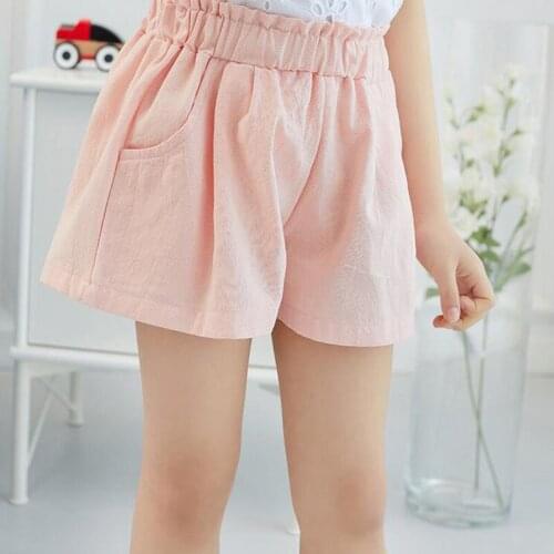 Girls casual shorts 2020 children shorts kids shorts for girls clothes toddler girl Summer clothing Soft Cotton Beach Trousers