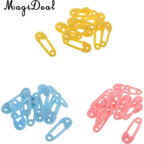 MagiDeal 12pcs Lovely Plastic Safety Pin Baby Shower Christening Party Gift Favor Decorations 2.75" or 4"