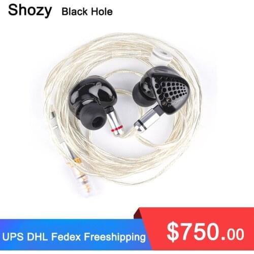 SHOZY Black Hole 3.5mm Monitor Wired Open Single Motion Coil In Ear ACG classical Hong Kong Music Loud Field Earphones earbuds