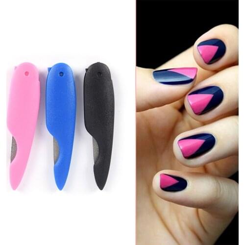 1Pc Foldable Stainless Steel Metal Nail Art New Pedicure Tool File Manicure