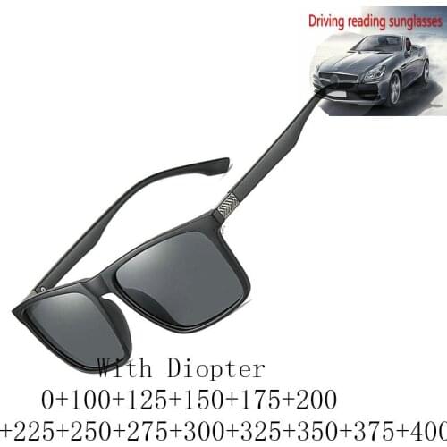 Metal square Full Lens Reading Sun Glasses Women Men women Presbyopia Square Reading Sunglasses Diopter FML