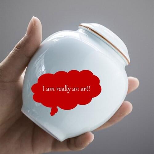 Urn pet memorabilia crematorium for ashes animal dust funeral memorial dog ashes ceramics mini cylinder compact