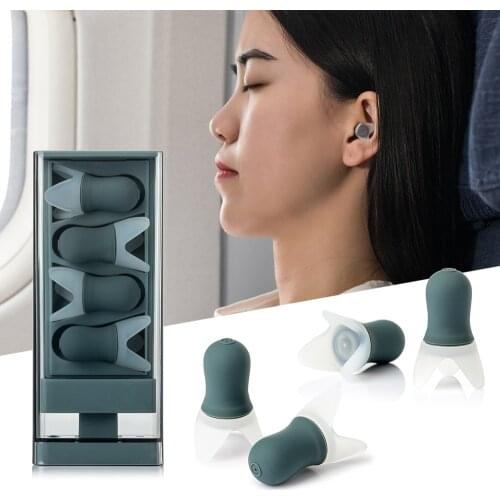 Ear Plugs Noise Cancelling Sound Blocking Earplug Noise Reduction Reusable with Case for Sleeping Snoring Shooting Swimming