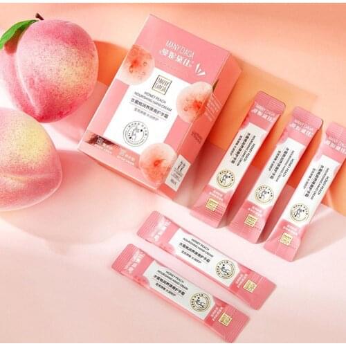 1/5pcs Peach Repair Hand Cream Moisturizing Anti-cracking Skin Whitening Hand Cream Anti-cracking Hand Cream Crack Repair Cream