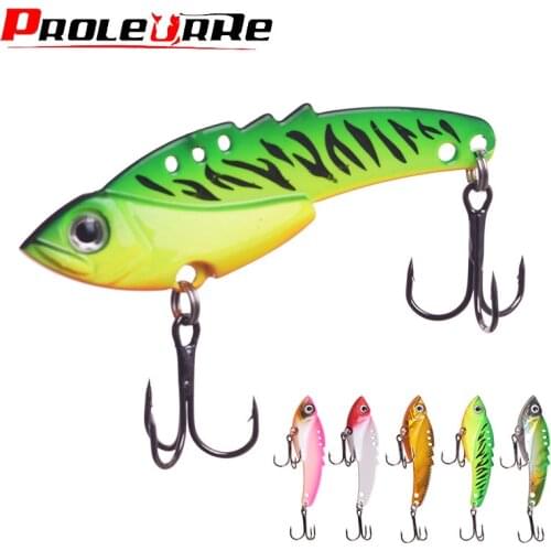 1Pcs Metal Vib Fishing Lure 9g 13g Long Shot Slots Hook Metal Jig Articulos De Pesca Isca Artificial Bass Bait Deep Sea Fishing