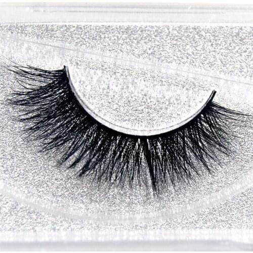 1pc natural False Eyelashes 3D Mink Lashes Luxury Hand Made Mink Eyelash High Volume Cruelty Free Mink Eyelashes Upper Lash A08