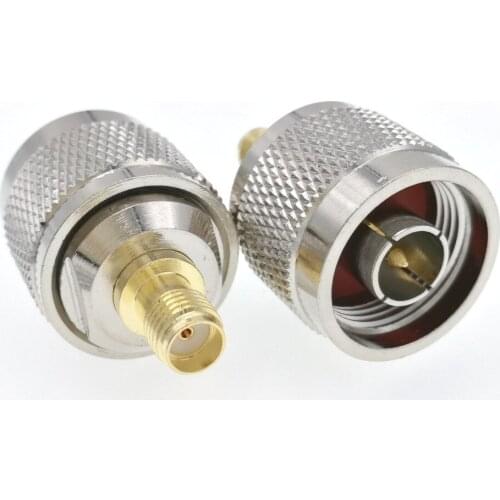 1Pc Adapter N Plug Male To SMA Female Jack RF Connector Straight