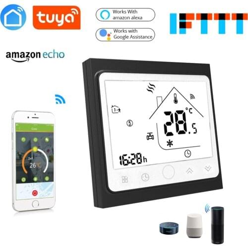 16A Electric Floor Heating Room Touch Screen Hot Thermostat Floor Heating System Temperature Controller 220V Temperature Control