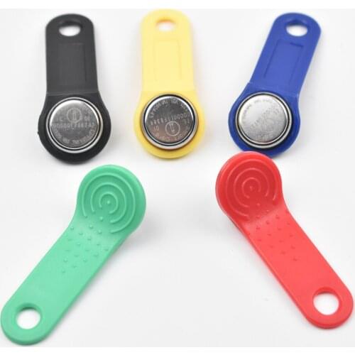 200pcs/Lot TM1990A-F5 TM Card Touch Memory Ibutton/i-button Key Handle For Guard Tour System Sauna Lock Card