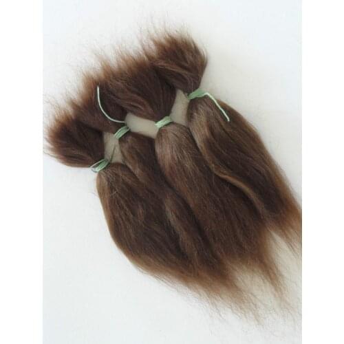 Kaydora 15g Dolls Accessories 100% Pure Brown Blonde Mohair lol handmade DIY Reborn Baby Dolls Reborn Doll Hair Wigs Natural