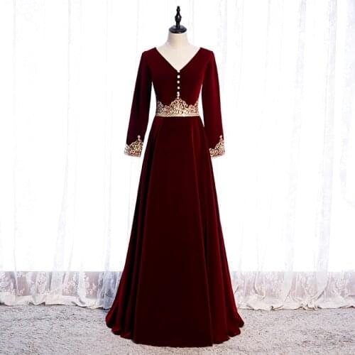 Plus Size Sparkle Prom Dresses 2020 Seuqined Ruffles Sleeve V-Neck Elegant velet Pary Gowns Vestidos De Gala