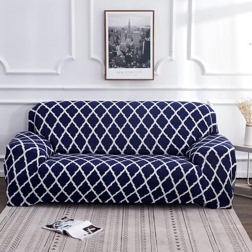 S-emiga string printed sofa covers for living room elastic stretch slipcover sectional corner sofa covers 1/2/3/4-seater
