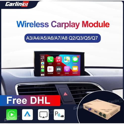 Carlinkit Decoder 2.0 CarPlay Wireless Android Auto For AUDI All Models A1 A3 A4 A5 A6 A7 A8 Q2 Q3 Q4 Q5 Q7 A4L Q5L Q2L 3G+ Kit