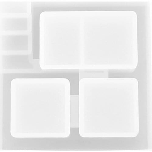 DIY Square Plant Pot Mold Succulent Plant Holder Container Silicone Mold For Pastry Pot Casting Planter Making Tool