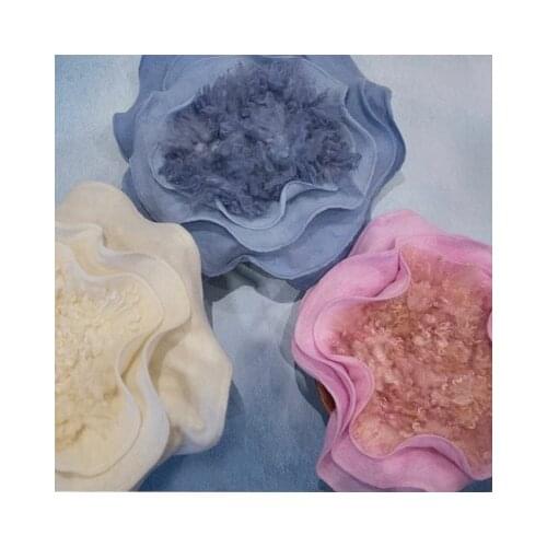 Smooth 100% Wool Felt Fleece Basket Filler Handmade Round Soft Blanket Layer Photo Backdrop Newborn Baby Photography Accessories