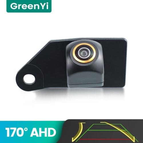 GreenYi 170° AHD Trajectory Car Rear View Camera For Mitsubishi ASX 2011-2016 Night Vision Reverse Reversing Vehicle Parking