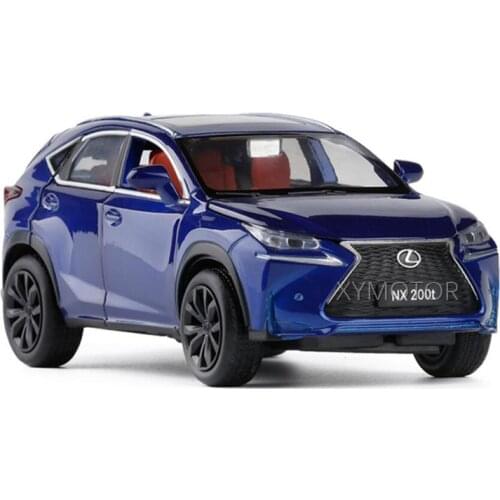 Jackiekim 1/32 For Toyota Lexus NX200T Diecast Model CAR SUV Toys kids Gifts Pull Back White/Yellow/Black Metal,Plastic,Rubber