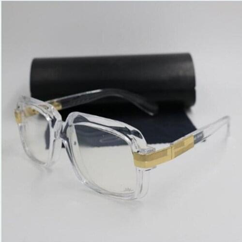 KAPELUS Sunglasses Brand Transparent frame flat mirror square ladies sunglasses matching box