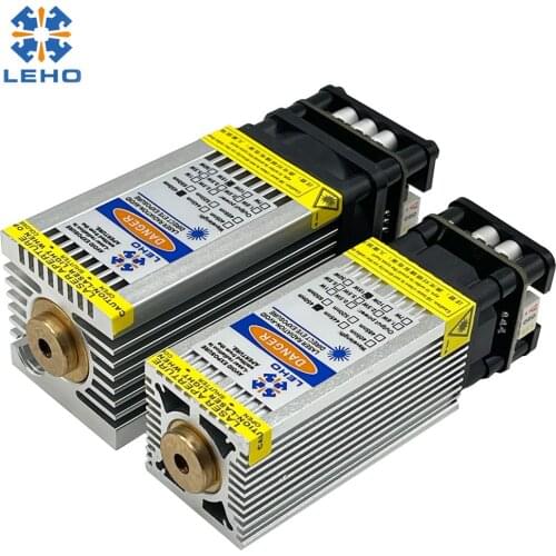 LEHO 15WCNC Laser Head Blue Laser Engraving Module With PWM TTL Fixed Focus For Laser Engraving Machine Cutting Machine