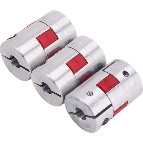 3pcs/lot 6.35x8mm Plum shaft coupling motor shaft coupler stepper motor coupler D20 L30