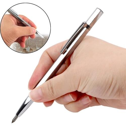 NICEYARD Alloy Lettering Pen For Glass Ceramic Metal Wood Carving Engraving Pen Diamond Metal Scriber Pen Hand Tool
