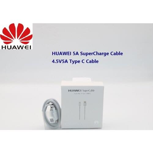 Original Huawei USB 5A Type C Cable P30 P20 Pro lite Mate20 10 Pro P10 Plus lite USB 3.1 Type-C Supercharge Super Charger Cable