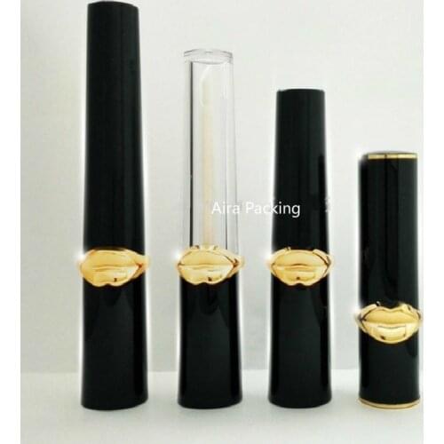 Empty Cosmetic Lip Gloss Packing Tube Plastic Mascara Container Professional Eyeliner Storage Bottle Empty 12.1mm LipstickTube