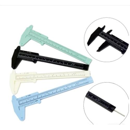 Vernier Caliper 0-150mm Double Scale Rulers Plastic Caliper Measurement Tools Student Mini Tool Rulers Measuring Calipers Tool