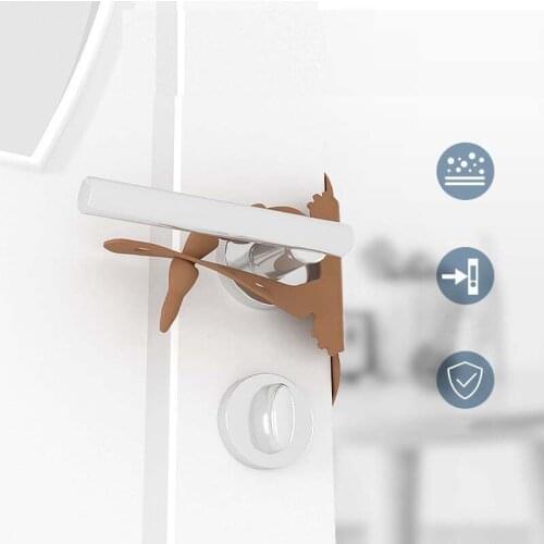 Silicone Baby Room Door Mute Lock Doorknob Bedroom Door Anti-collision Protection Buffer Pad Door Impact Door Cover Stopper