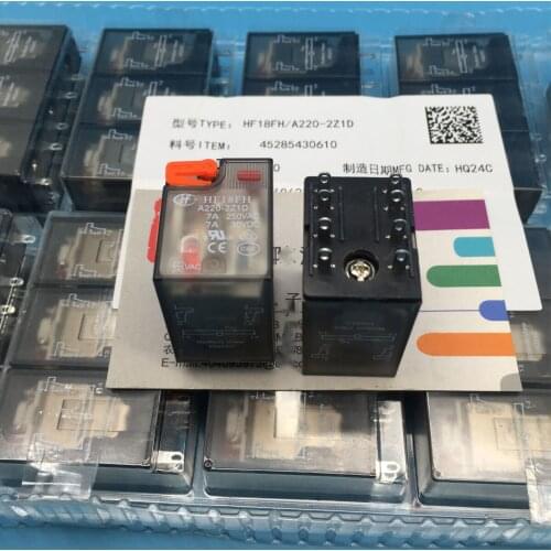 HF18FH-A220-2Z1D 8pin 7A 250VAC led relays