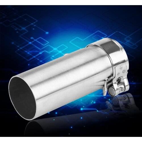 Exhaust Systems 51mm Motorcycle Slip On Exhaust Middle Link Pipe Adapter Connector for Yamaha YZF-R6 2006-2014 escapamento moto