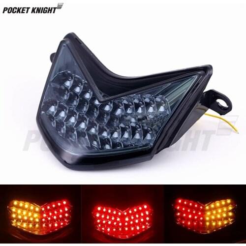 Rear Tail Brake Turn Signal Lights Integrated LED Light For 2006 2007 Kawasaki Ninja ZX10 ZX636 ZX-10R Integrated LED Tail Light