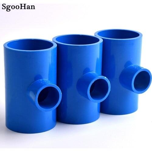 1~5pcs 20~63mm PVC Pipe Reducing Tee Connector Irrigation Frame Aquarium Fish Tank Tube Watering Adapter Fittings 3 Way Joint