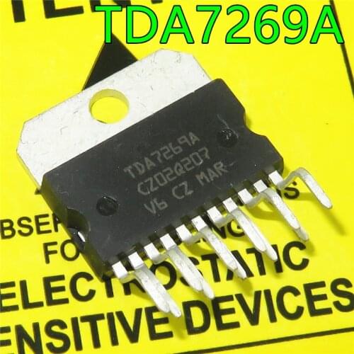 1pcs/lot TDA7269A TDA7269 audio amplifier chip ZIP 14W+14W STEREO AMPLIFIER WITH MUTE & ST-BY