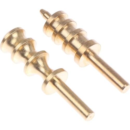 1PC DIY Edge Sealing Leather Craft Tool Burnisher Slicker Brass Burnishing Head Hot Process Polishing Tips for Soldering Iron