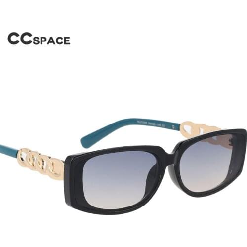 51111 Retro Cat Eye Square Luxury Sunglasses Chain Leg Women Fashion Shades Uv400 Vintage Glasses