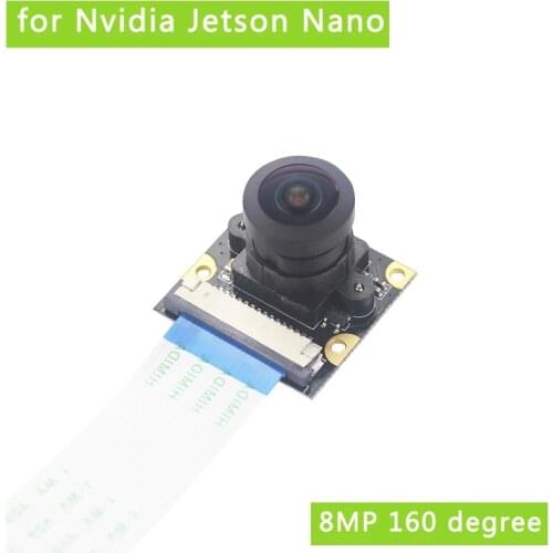 8MP Camera for Nvidia Jetson Nano 160° 220° FOV IMX219 Focal Adjustable 3280×2464 1080p30/720p60/640×480p90 Video Camera Module