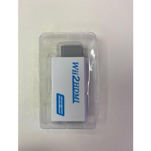 Elistooop Wii to HDMI Adapter Converter Support FullHD 720P 1080P 3.5mm Audio for Wii2 HDMI Adapter for HDTV