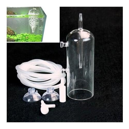 Aquarium Glass CO2 Diffuser Bubble Air Stone Purge Oxygen Aeration Aquarium Dissolved Oxygen Device Air Stone