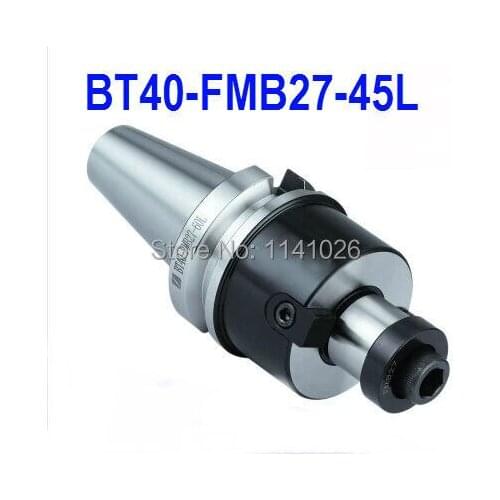 Free Shipping BT40 FMB27 45L Polit 27mm Combi Shell Mill Holder for CNC Milling Machine 300R/400R/EMR/TRS, BT40-FMB27-45