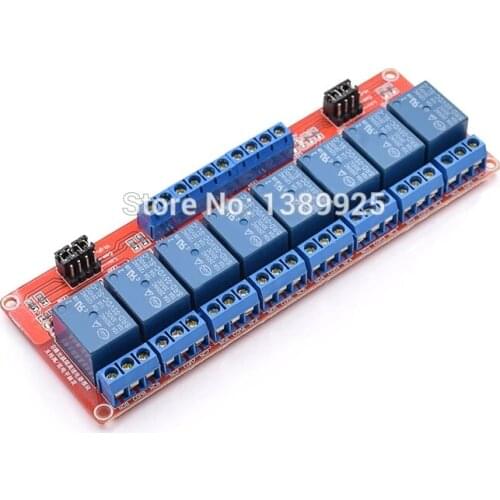 Brand New 5V 8 Channel Relay Module With Isolated Support High And Low Level Trigger High Quality