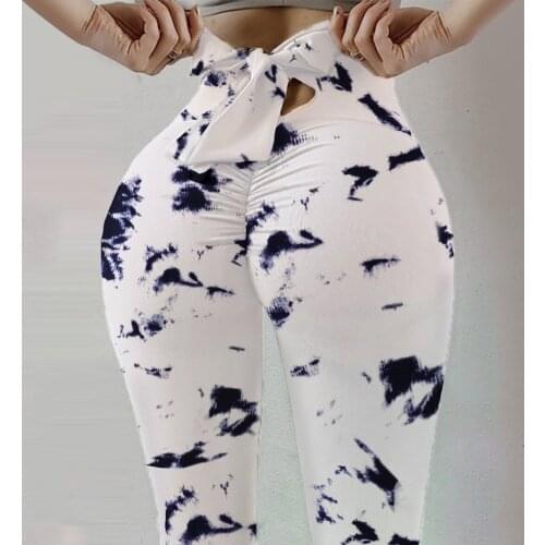 Bow Sexy Leggings Pants Women Leggins Mujer Push Up Printing High Waist Stretch Strethcy Fitness Leggings Pants Gym Clothing
