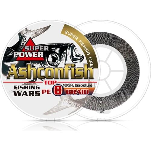 Super braided fishing line 100M 8 weaves Black&white cross-woven fishing wires 6-300LBS 0.1mm-1.0mm pe saltwater tackle