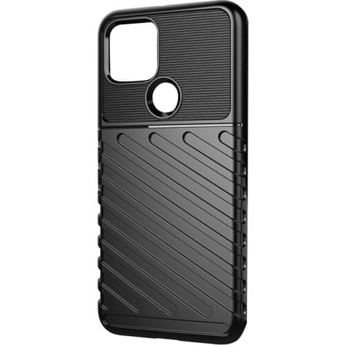 Hot for Google Pixel 5 Case Silicone Thunder Series Anti-Drop Soft Shell