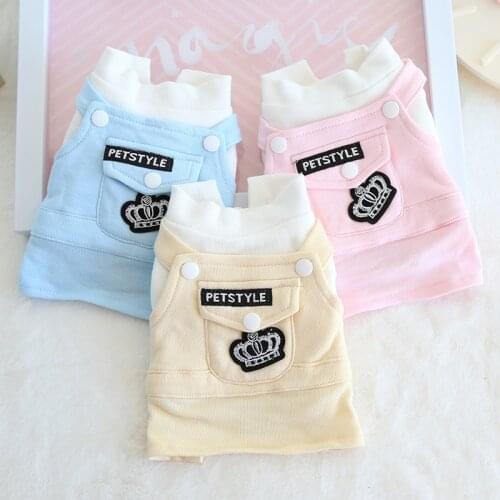 Clothes For Dogs Pocket Crown Pet Winter Warm Clothes Dog Coats Hoodies Thick Coats Jackets Dog Cat Pet Clothes